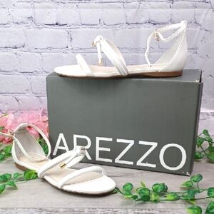 Arezzo Napa Capri White Sandal NIB